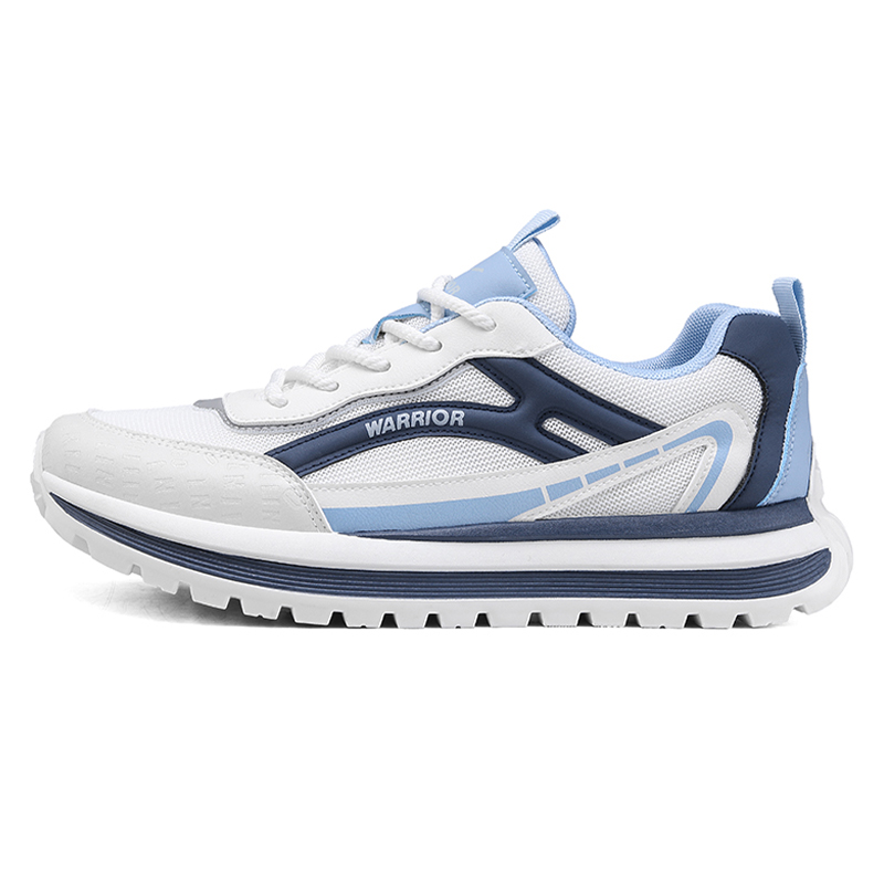 

Износостойкие и легкие низкие повседневные туфли для мужчин WARRIOR, Beige Dark Blue