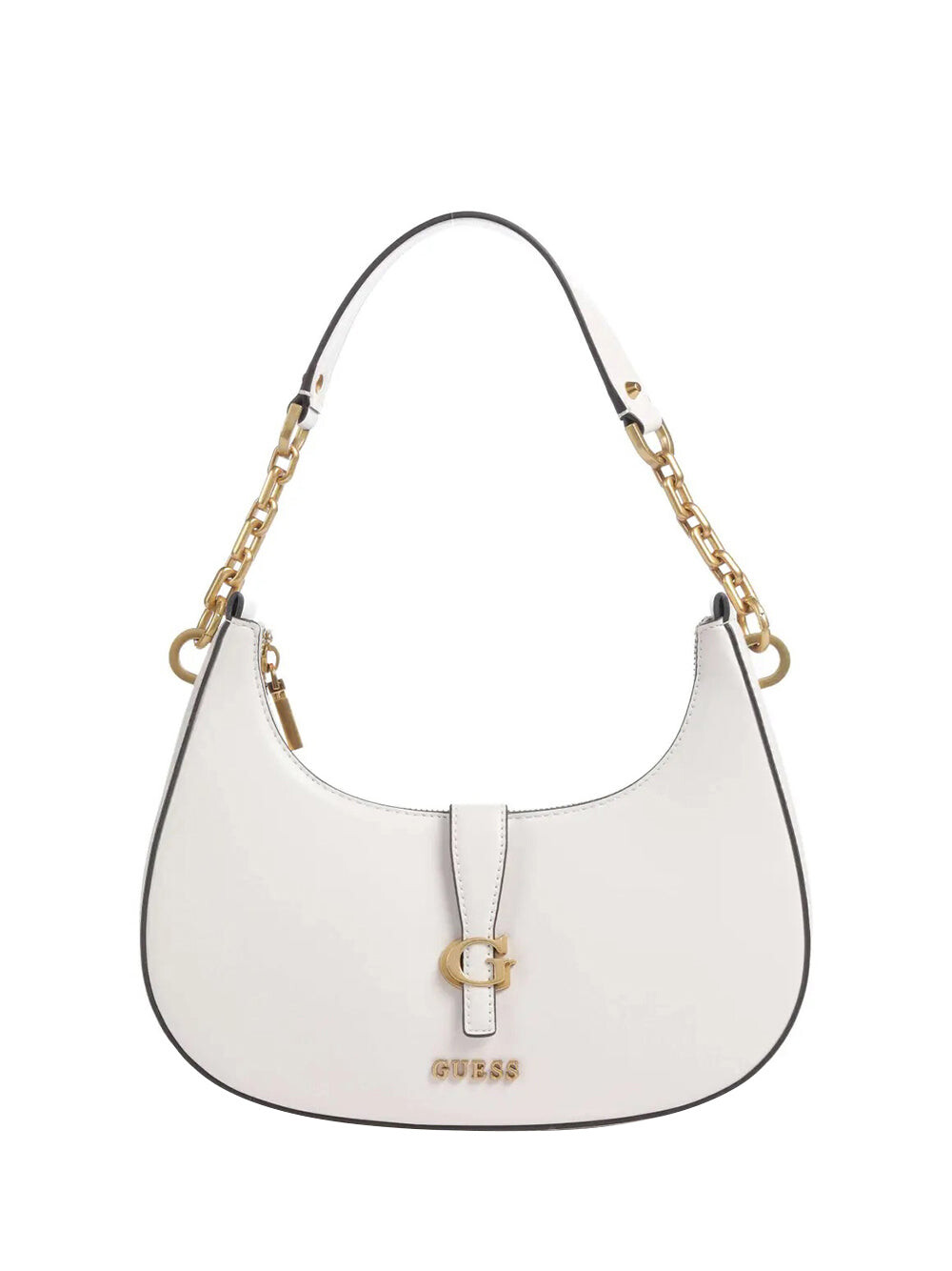 

Белая женская сумка через плечо Guess