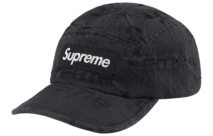 

Кепка Supreme Frayed Logos, черный