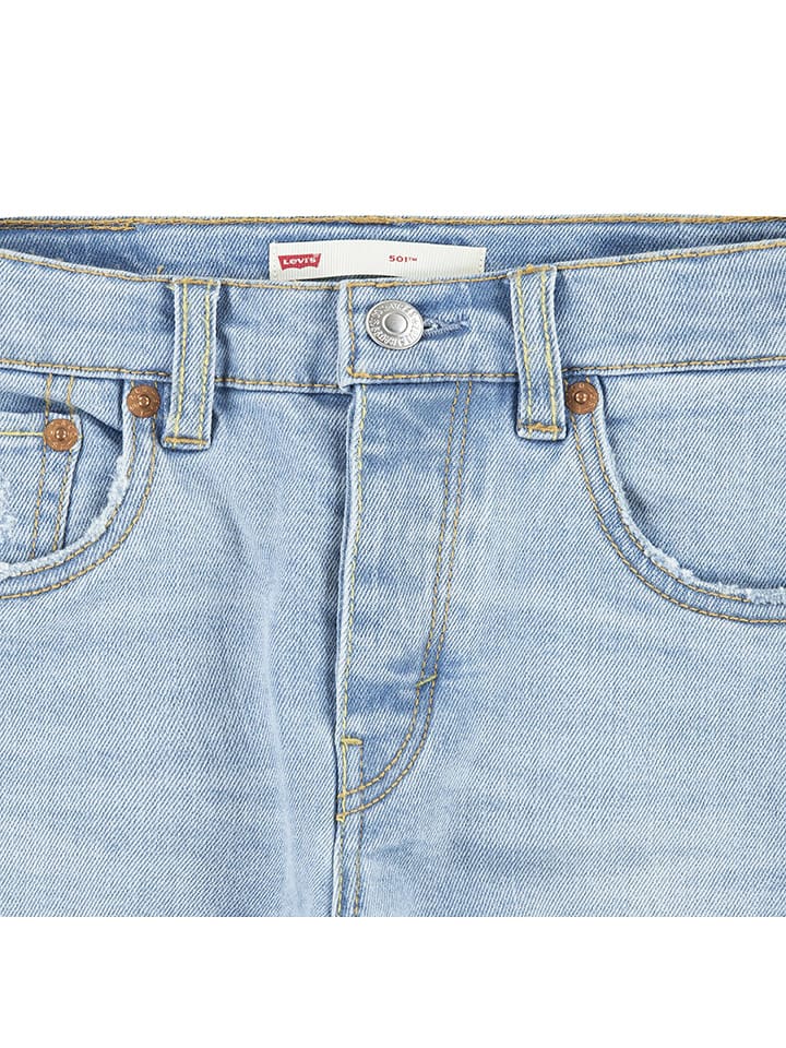 Levi's Kids Джинсы "501" светло-голубого цвета — фото 3