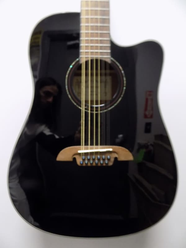 

Акустическая гитара Alvarez AD6012CE-BK Artist 60 Series Dreadnought 12-String Acoustic Electric Guitar - Black