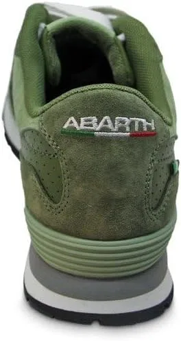 Кроссовки Abarth Speed ​​Khaki O1 из замши и микрофибры — фото 4