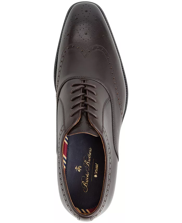 Мужские оксфорды Cassel на шнуровке Brooks Brothers, коричневый — фото 3