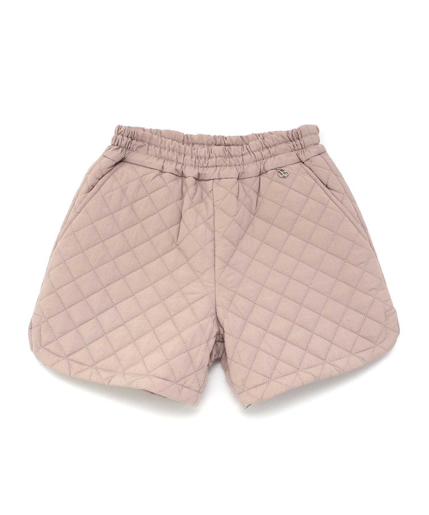 Стеганые шорты из тафты с боковым разрезом (90-150 см) BeBe, Beige — фото 4
