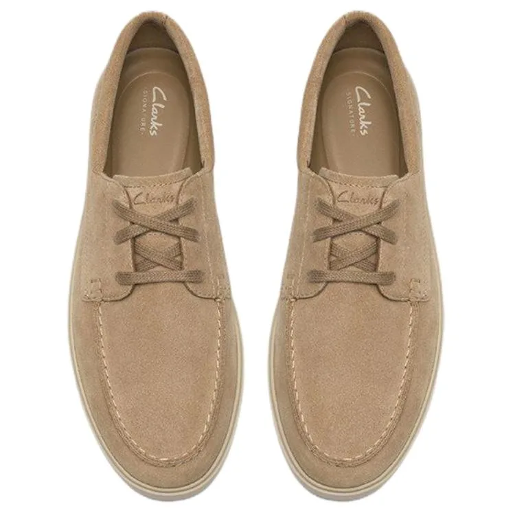Clarks Lockford Boat Loafers 2cm мужские желто-коричневые — фото 4