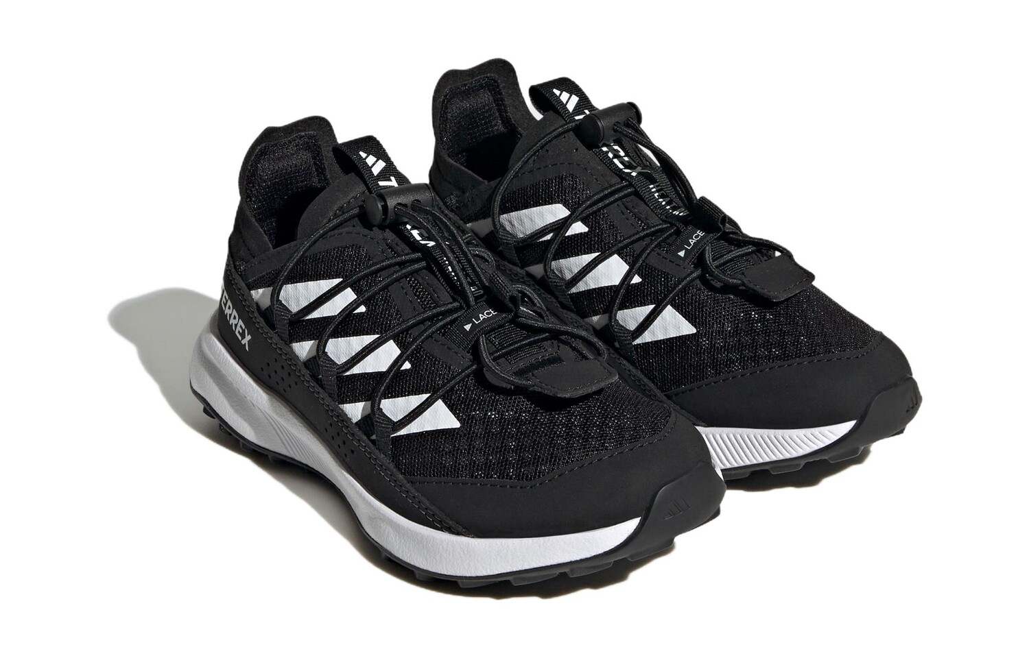 Кроссовки adidas Terrex Kids Outdoor Shoes Kids Low-top Black/White — фото 3