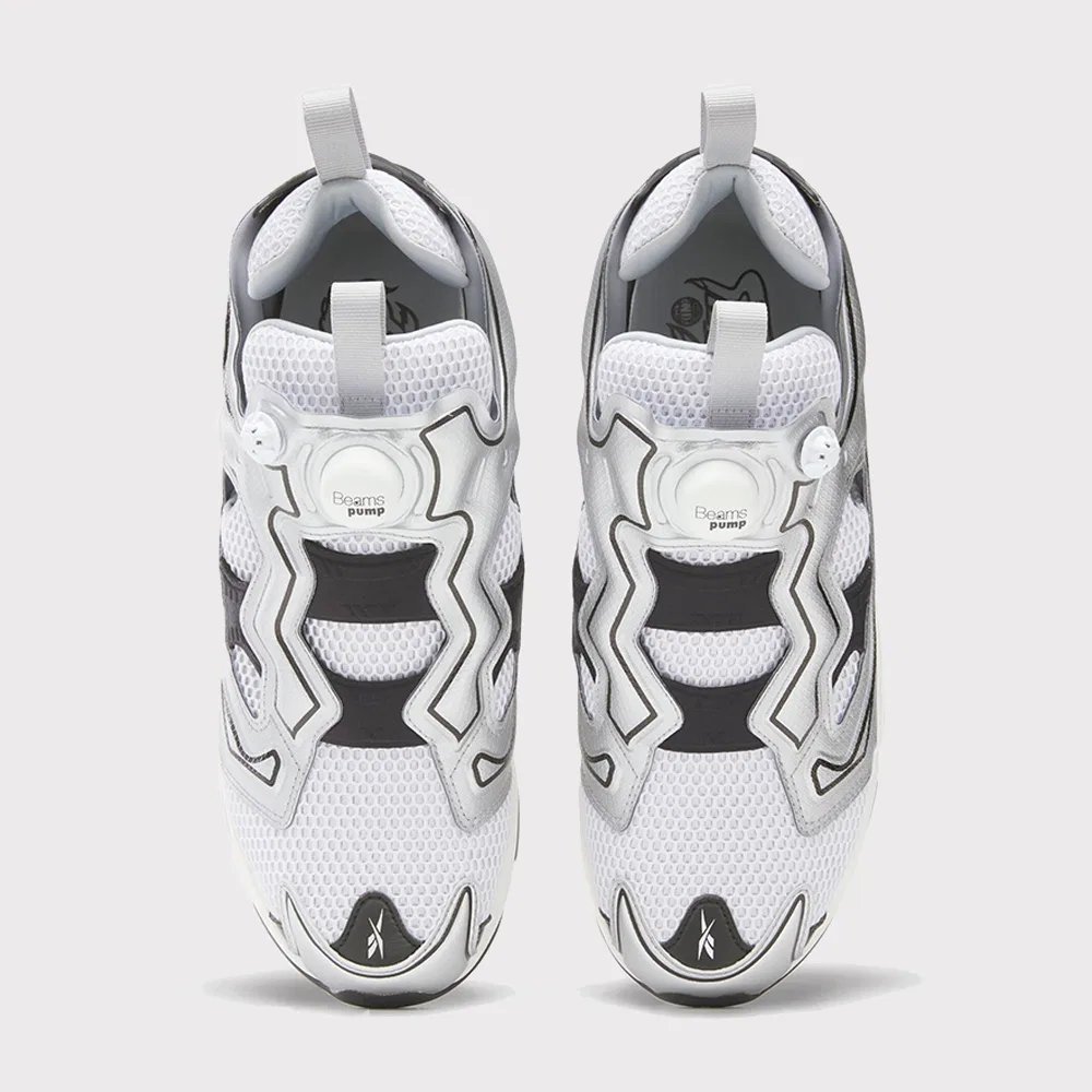 Мужские низкие кроссовки Reebok x BEAMS Instapump Fury 94 серебристые от Reebok — фото 3