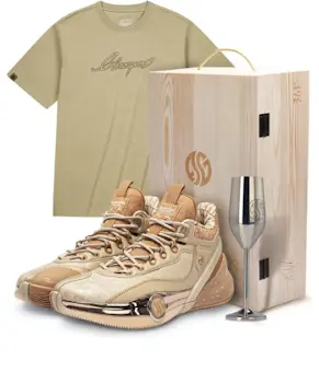 

Кроссовки ag3 lux aaron gordon 'champagne gold champion box' 361 Degrees, бежевый