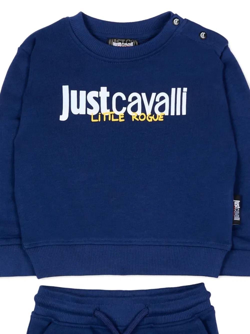 Спортивный костюм с логотипом Just Cavalli Kids, синий — фото 3