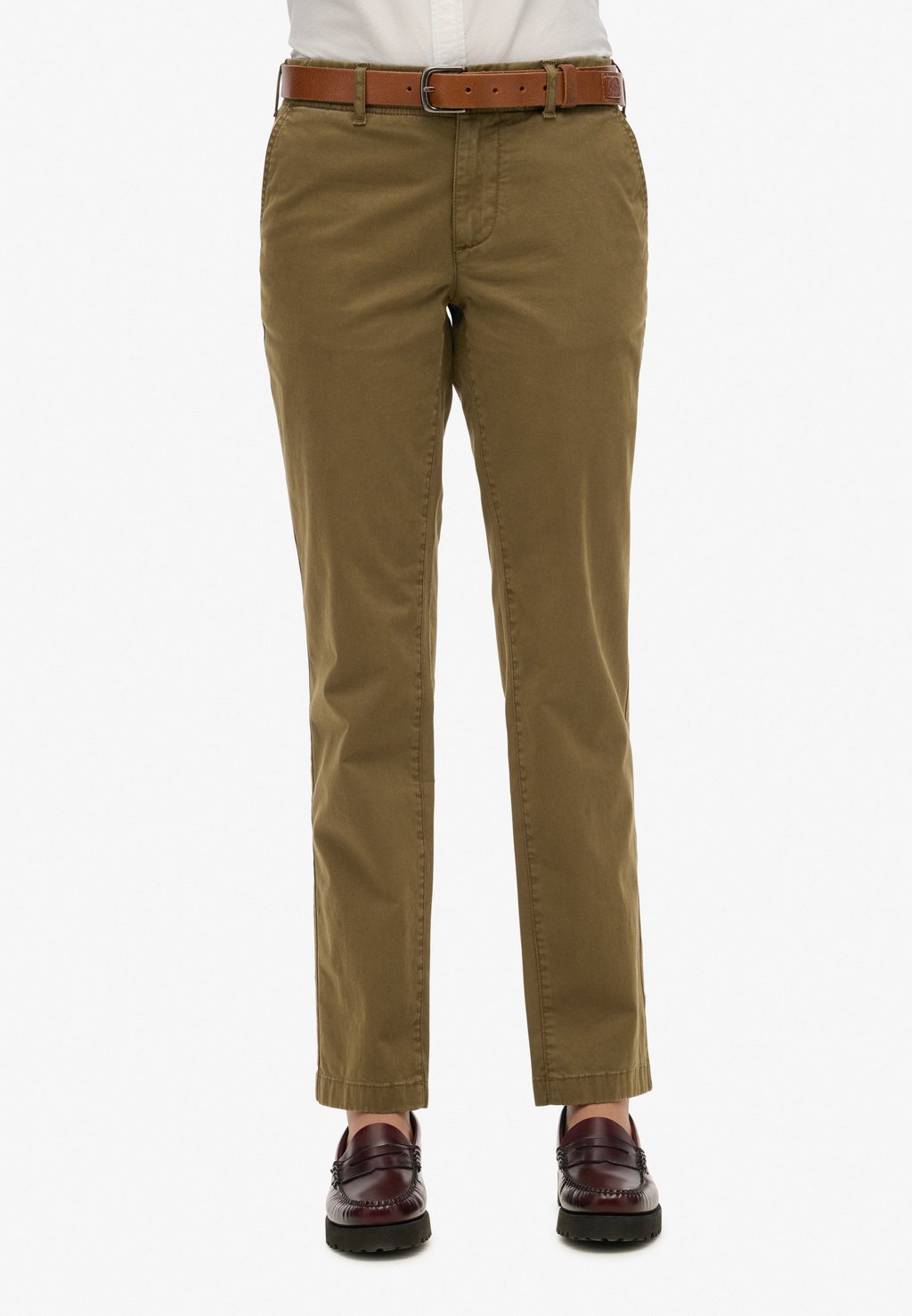 

Чиносы MID RISE Superdry, зеленый