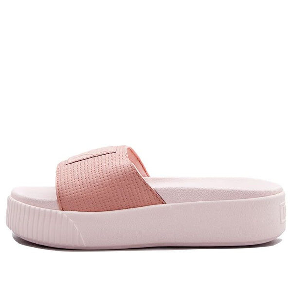 Тапочки platform slide ep 'peach beige' Puma, розовый