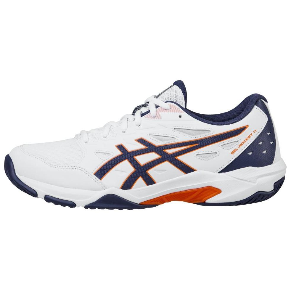 

ASICS Кроссовки Gel Rocket 11, износостойкие, низкие, мужские, белые, ширина 2E