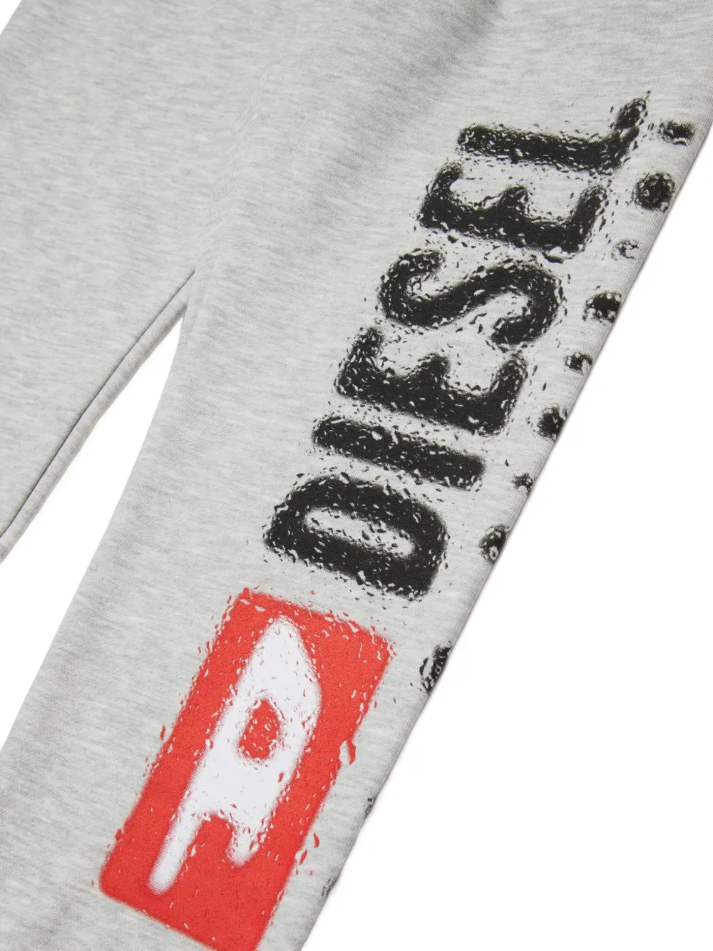 Спортивные брюки с логотипом Diesel Kids, серый — фото 4