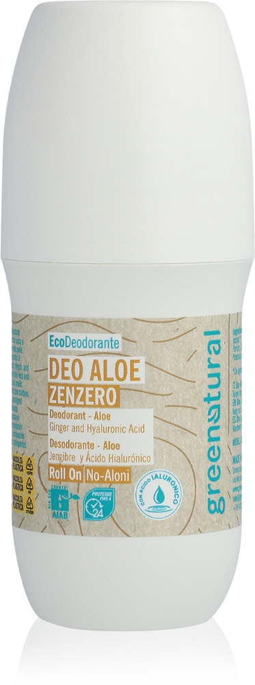 

Дезодорант шариковый имбирно-минеральный с гиалуроновой кислотой Greenatural, 75 мл