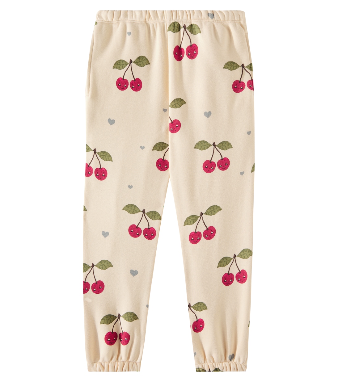 

Спортивные брюки Lou из хлопчатобумажной смеси флиса Konges Sløjd, Cherry Bestie