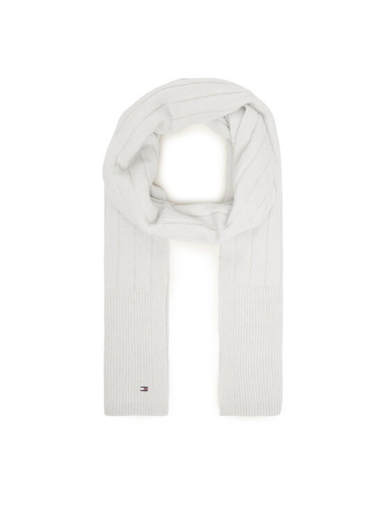 

Шарф Flag Fluffy AW0AW17787 Tommy Hilfiger, серый