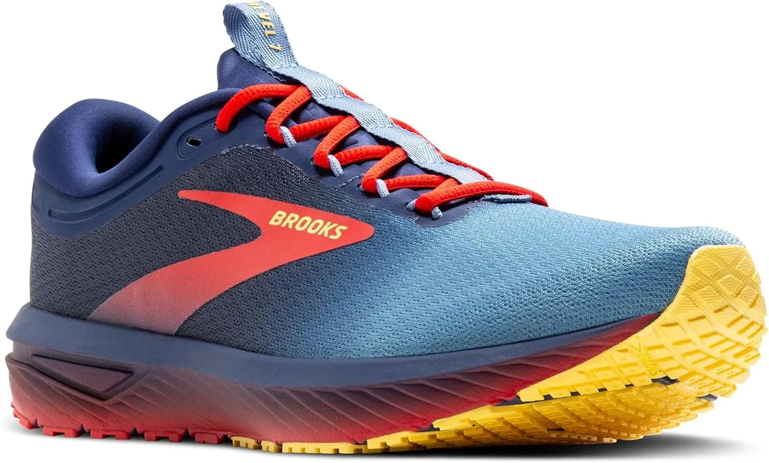 Мужские кроссовки Brooks Revel 7, красный/синий/золотой