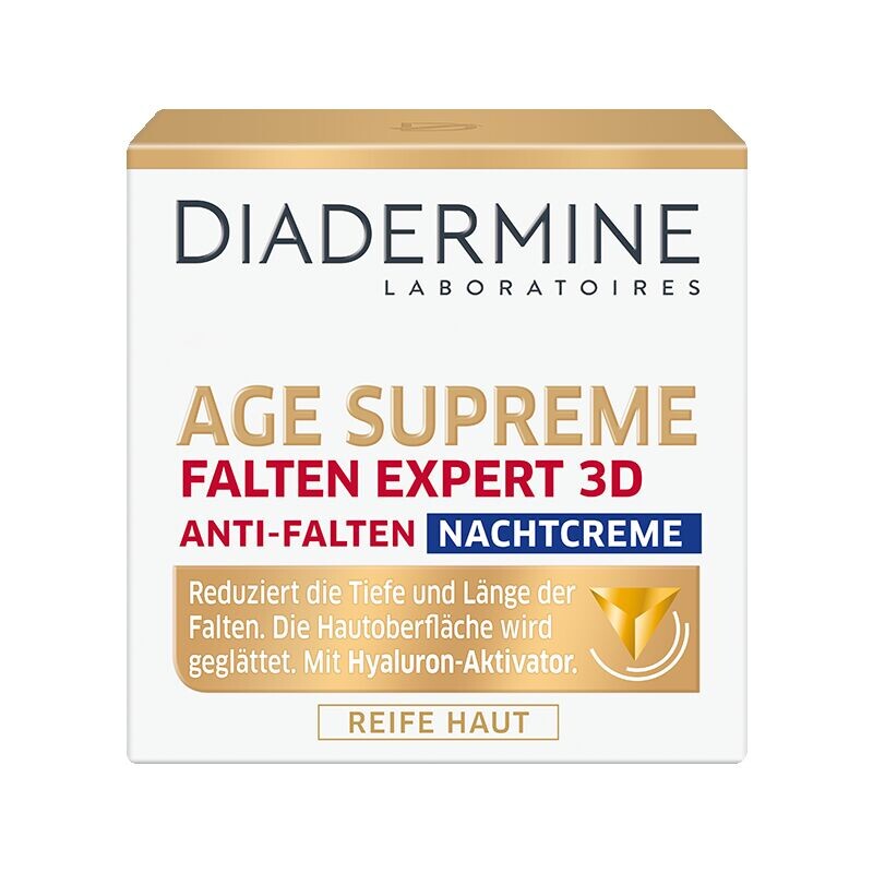 

Wrinkle Expert 3D Hyaluronic Activator 3D Ночной крем против морщин Diadermine, 50 ml