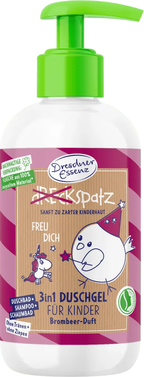 

Детский гель для душа 3в1 с ароматом ежевики 250 мл Dreckspatz