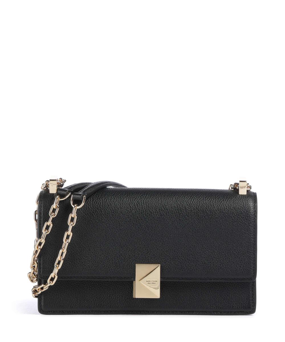 

Сумка через плечо Deco из зернистой коровьей кожи Kate Spade New York, черный