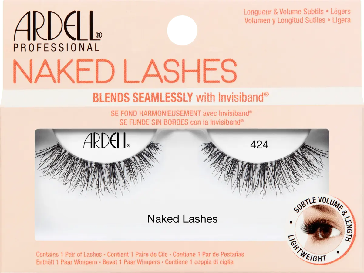 

Ресницы искусственные 424 Naked Lashes (1 пара) 2 шт. ARDELL