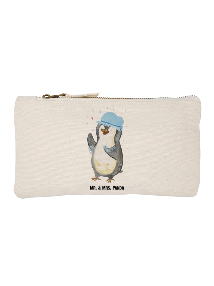 

Mr. & Mrs. Panda Наволочка для душа с изображением пингвина, без надписей, белого цвета