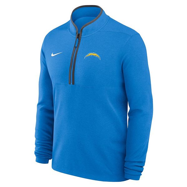 Мужская полузиповая толстовка Los Angeles Chargers powder blue lightweight victory dri-fit Nike — фото 3