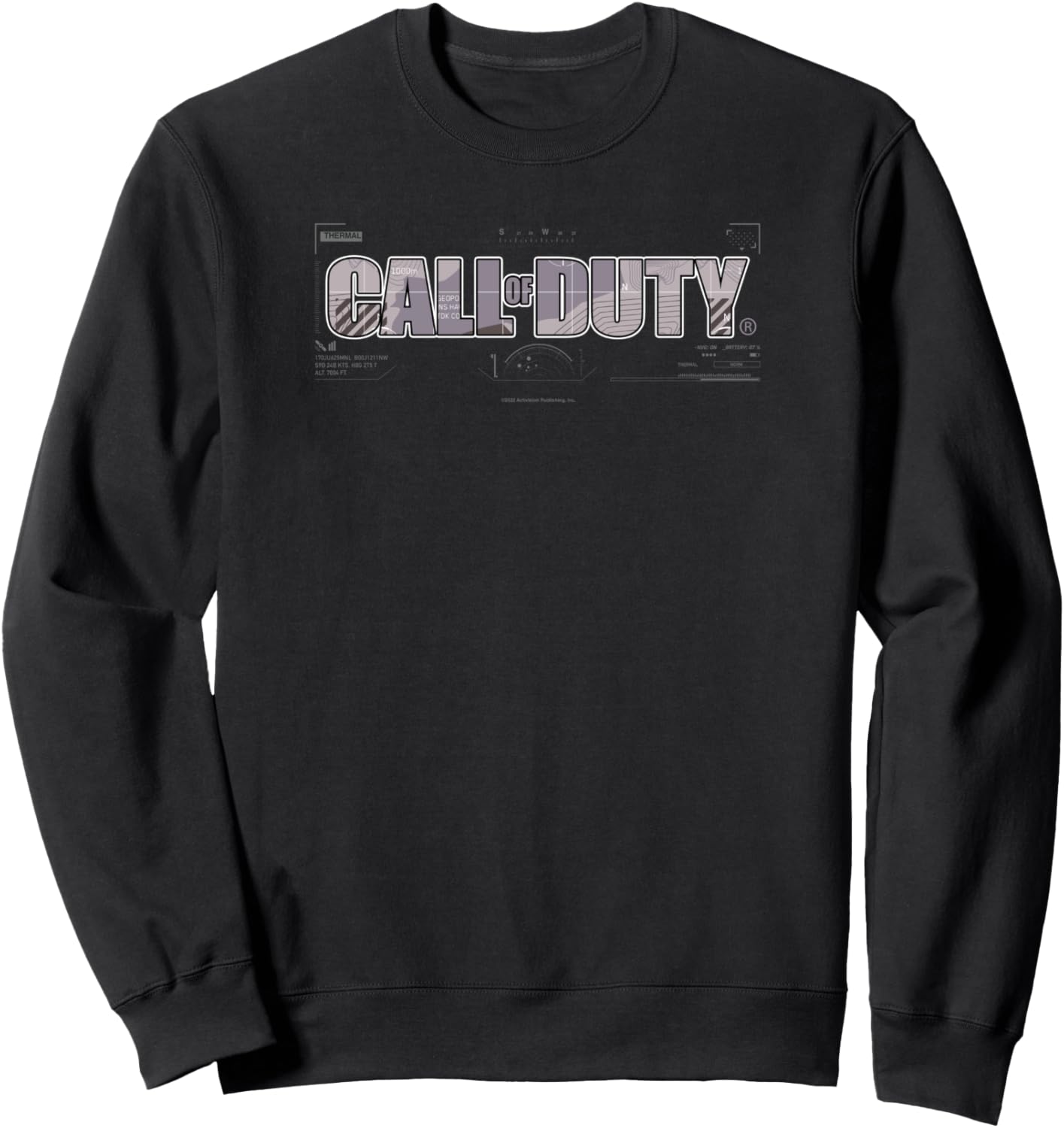 

Толстовка с логотипом классической игры Call Of Duty, просвечивающим сквозь козырек, черная, Черный, Толстовка с логотипом классической игры Call Of Duty, просвечивающим сквозь козырек, черная