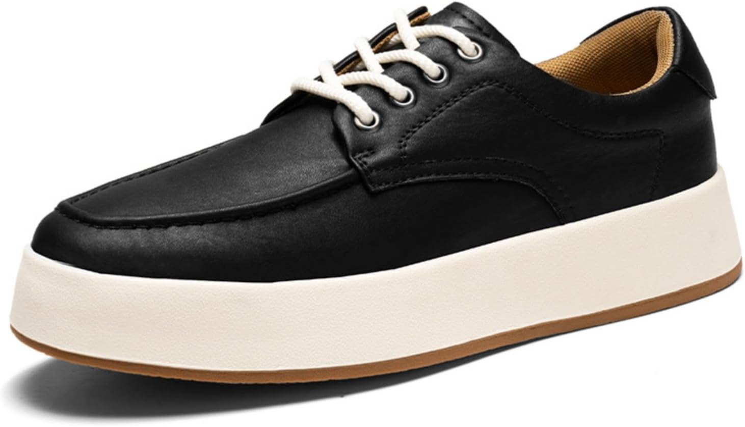 

Мужские классические оксфорды из натуральной кожи на платформе Yrzhgdl, черный