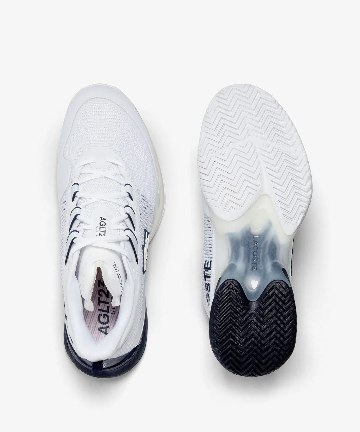Мужские теннисные кроссовки AG-LT23 ULTRA LACOSTE бело-синие — фото 4