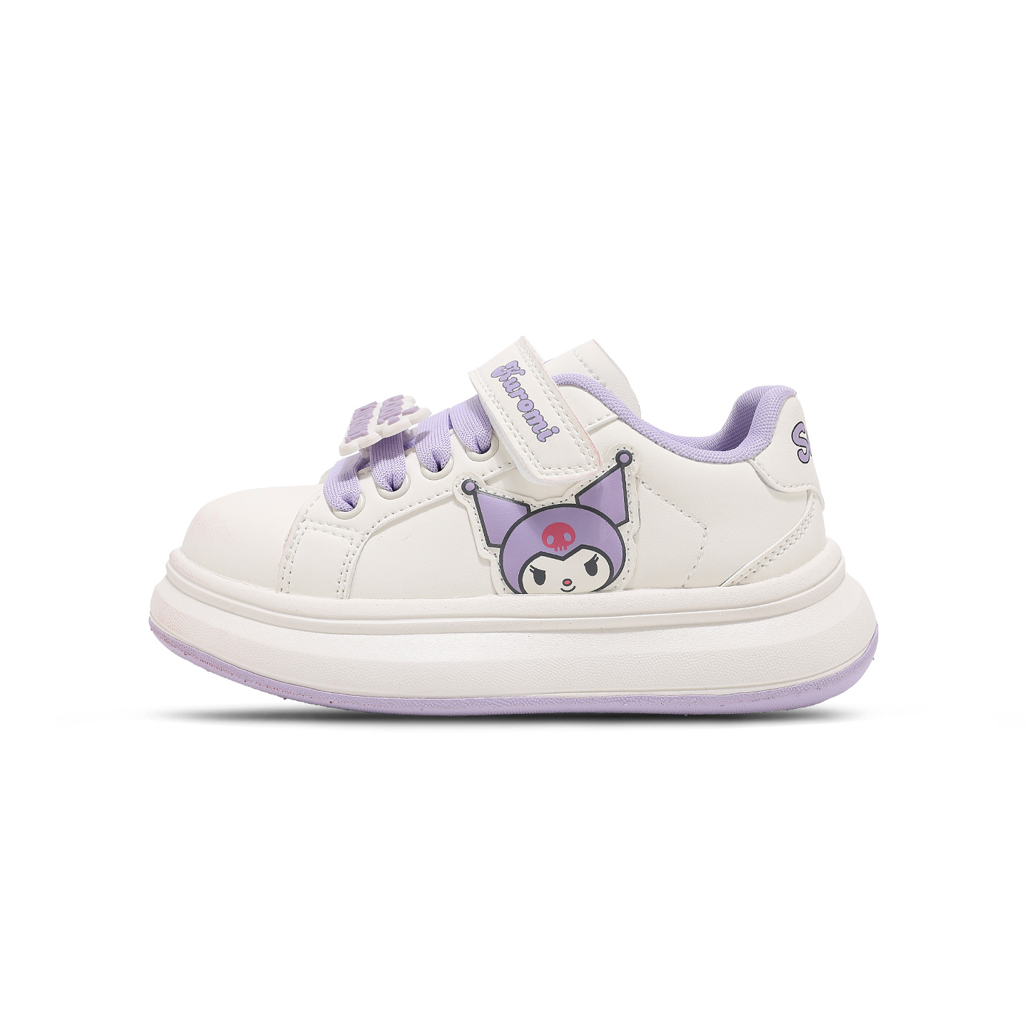 

Hello Kitty x Synthetic Leather Slip Resistant Cushioning Abrasion Resistant Low top Kids Lifestyle Shoes Sanrio, светло фиолетовый