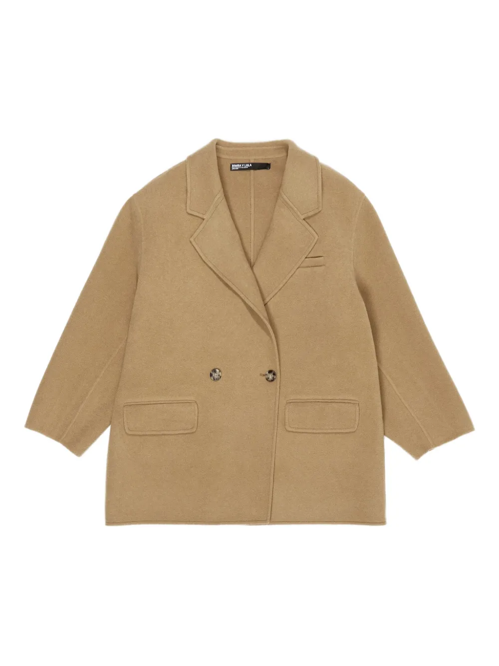 

Двубортное пальто с длинными рукавами Bimba y Lola, коричневый