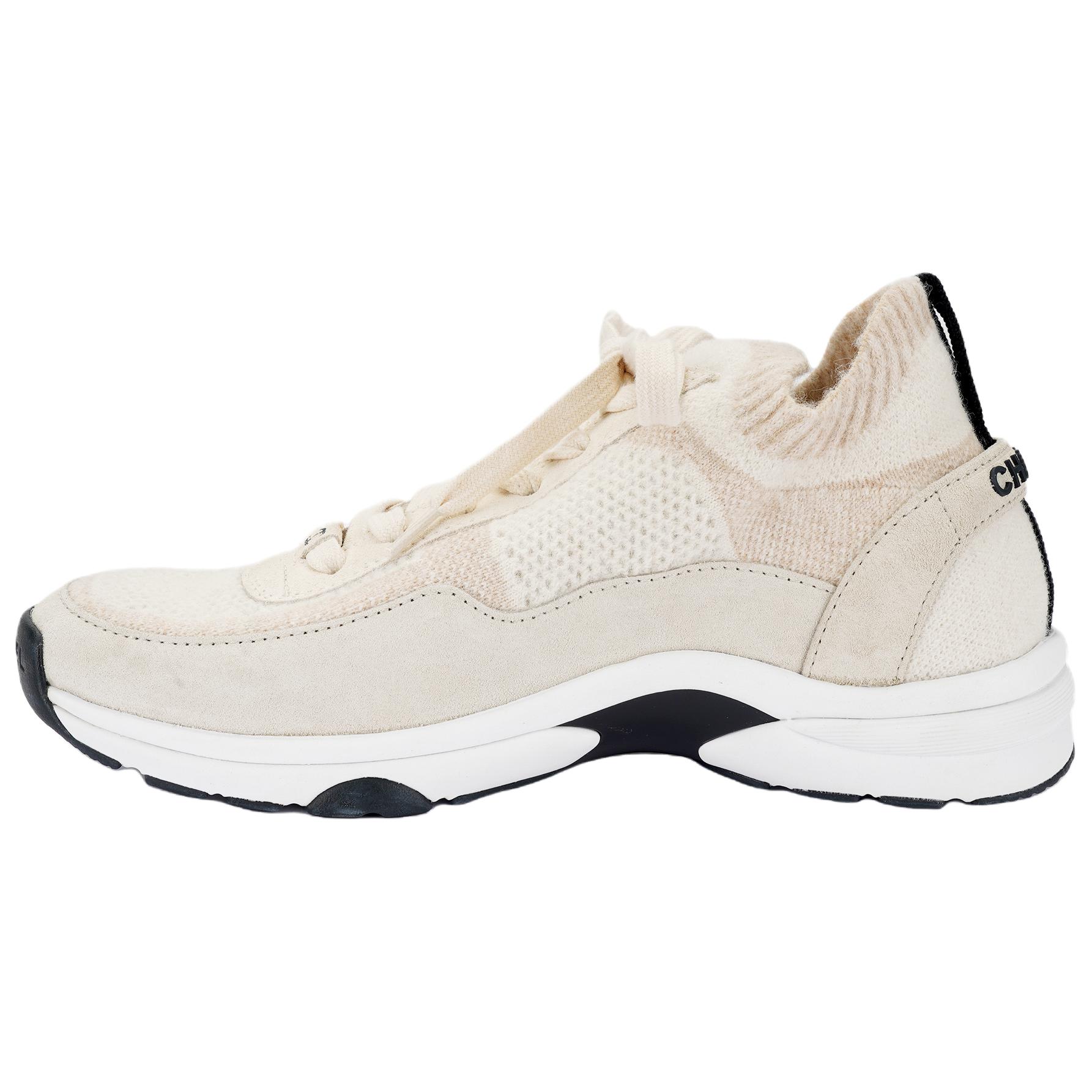 Low Top Life And Leisure Женская Слоновая Кость Белый CHANEL