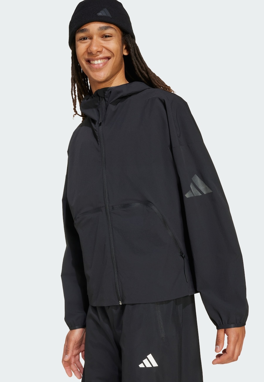 Спортивная куртка ADIDAS SPORTSWEAR Myshelter, черный — фото 4