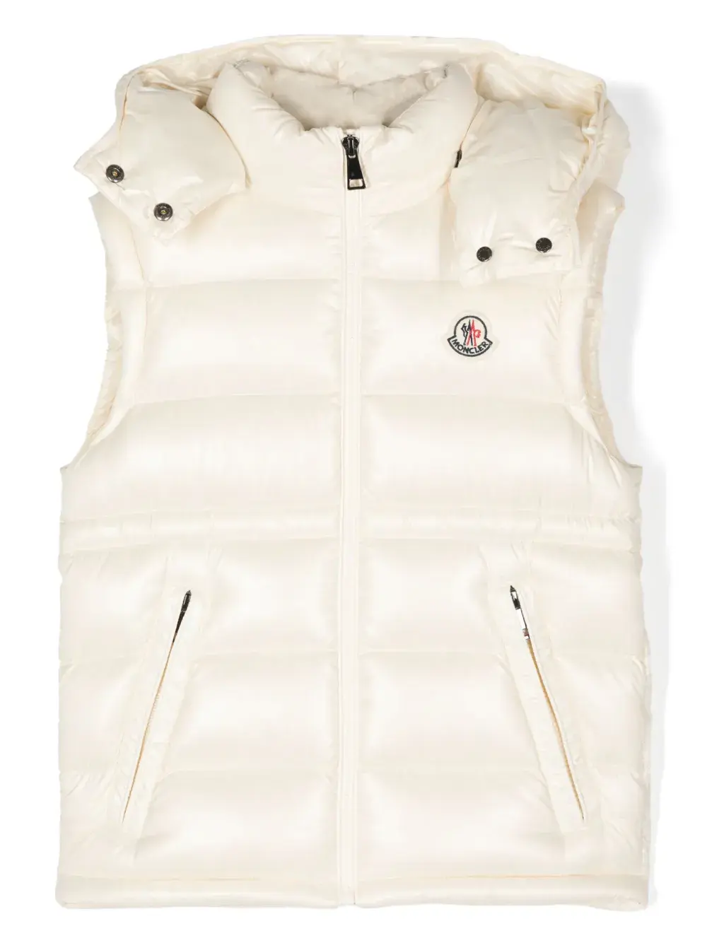

Дутый жилет Ania Moncler Enfant, белый