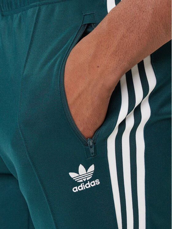 Джоггеры slim fit adicolor Classics Beckenbauer JY1275 Adidas, зелёный — фото 4