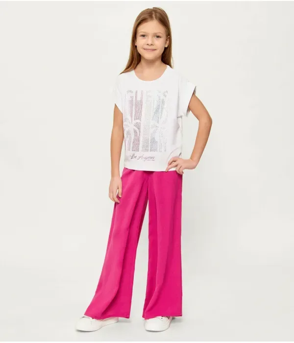 Футболка relaxed fit Guess, белый — фото 2