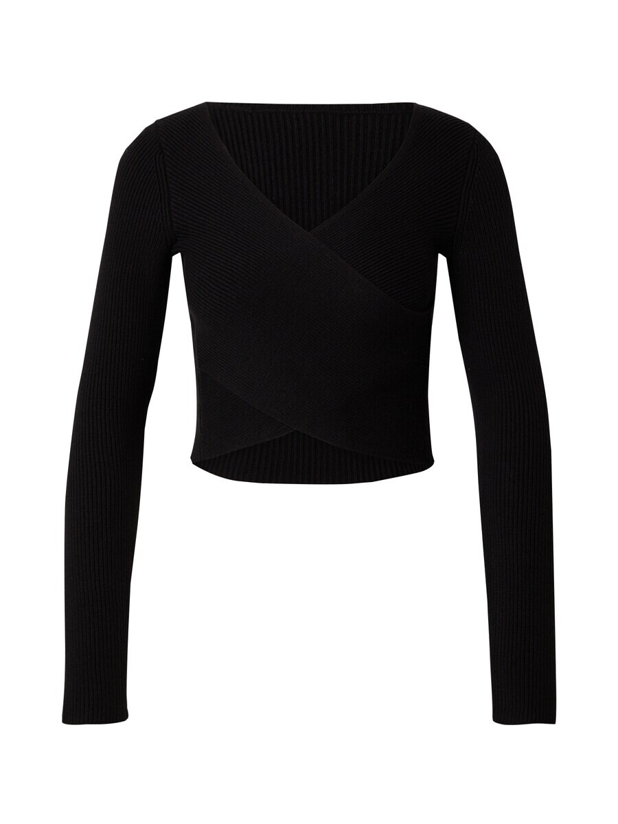 

Тонкий вязаный свитер HOLLISTER Sweater EMEA, черный