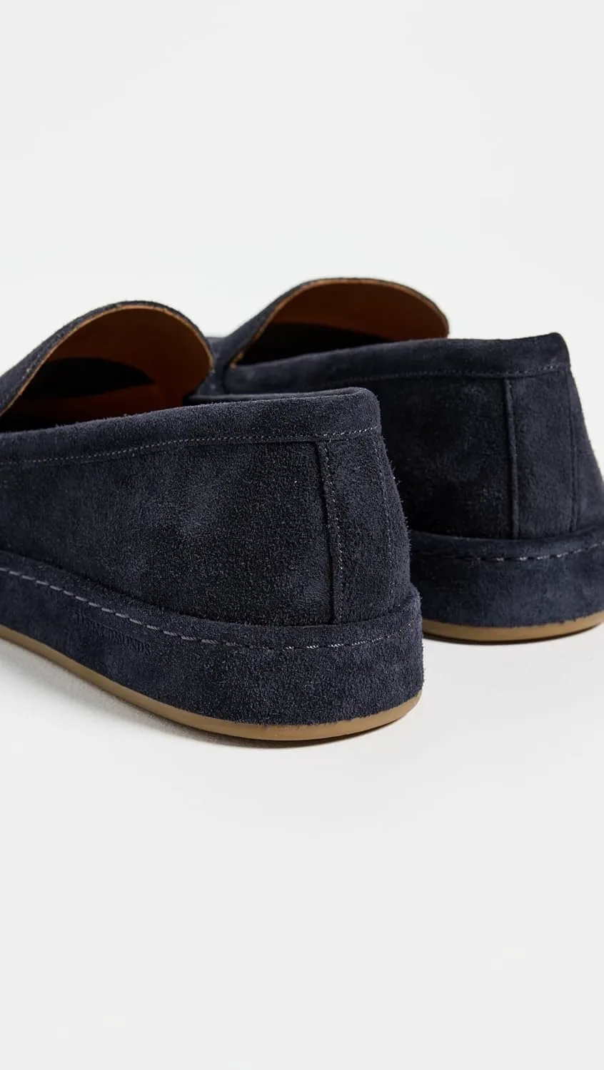 Мужские лоферы слипоны Allen Edmonds Brody из замши, темно-синий — фото 3