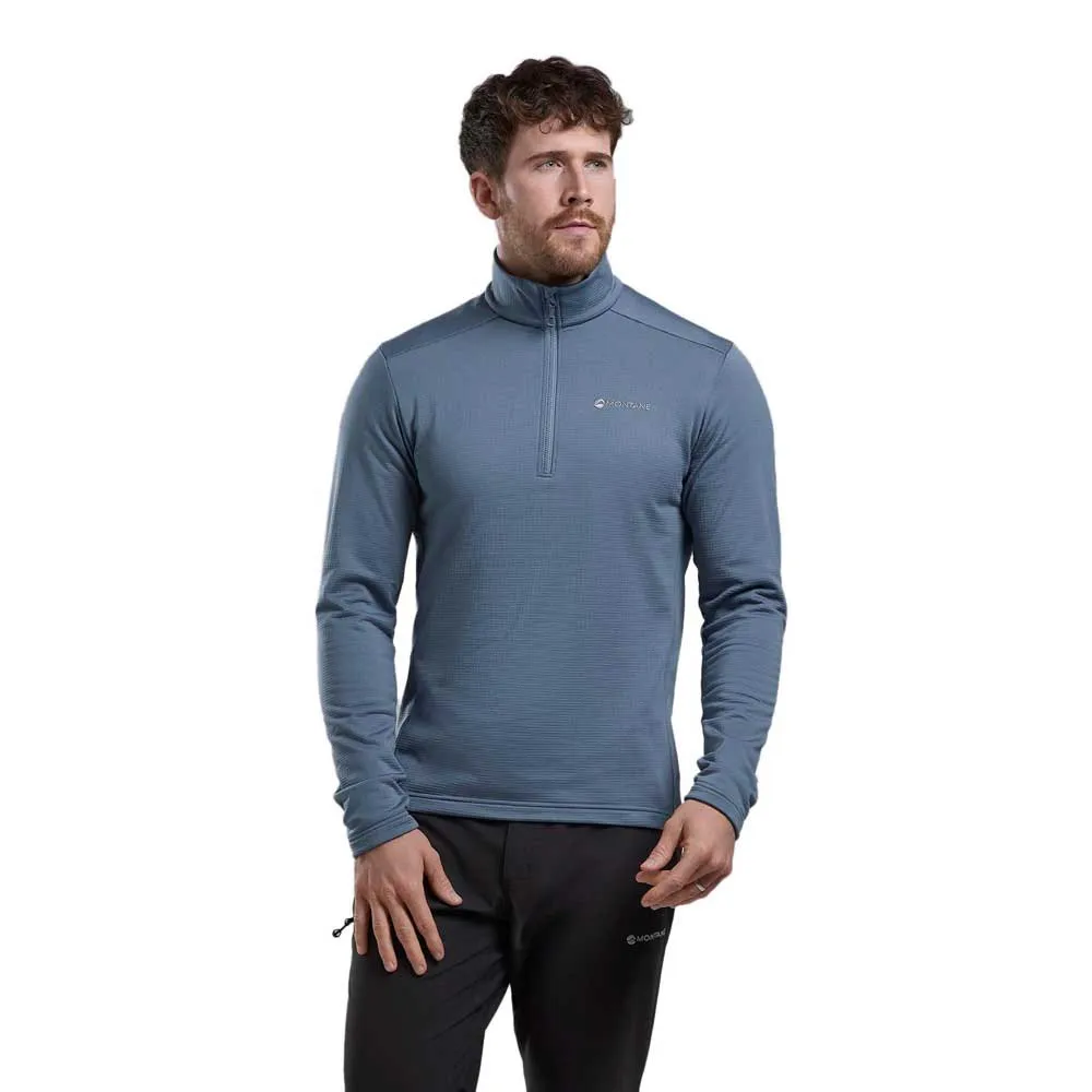 

Флис Montane Protium Pull-On half zip, синий