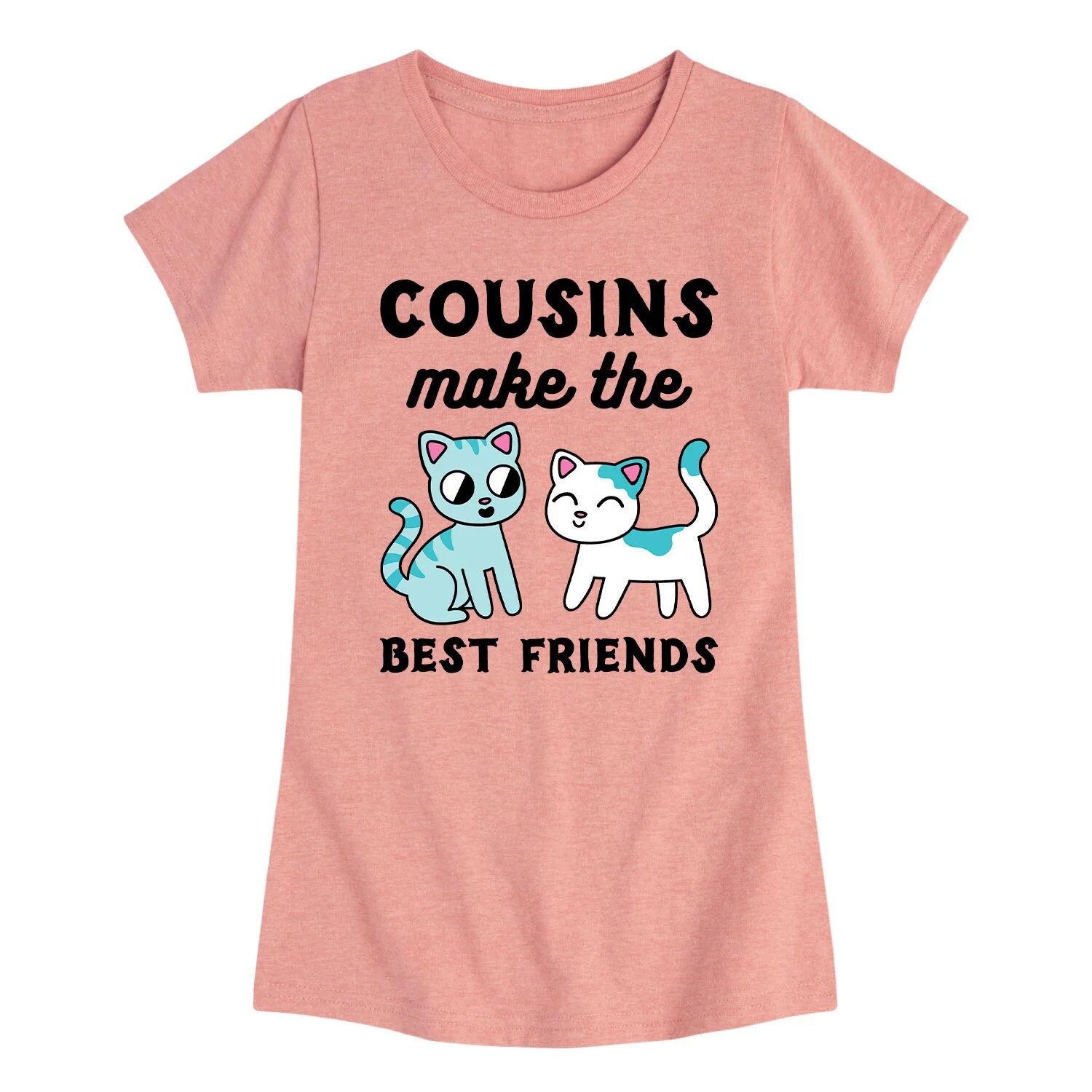 

Футболка с рисунком Cousins ​​Best Friends Cats для девочек 7–16 лет Licensed Character