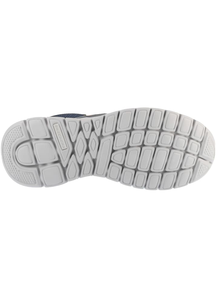 Кроссовки Skechers Burns-Agoura темно-синего цвета — фото 4