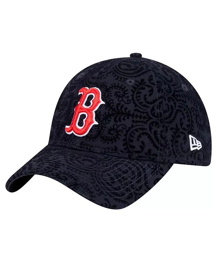 

Женская регулируемая кепка Boston Red Sox Flair 9TWENTY в синем цвете New Era