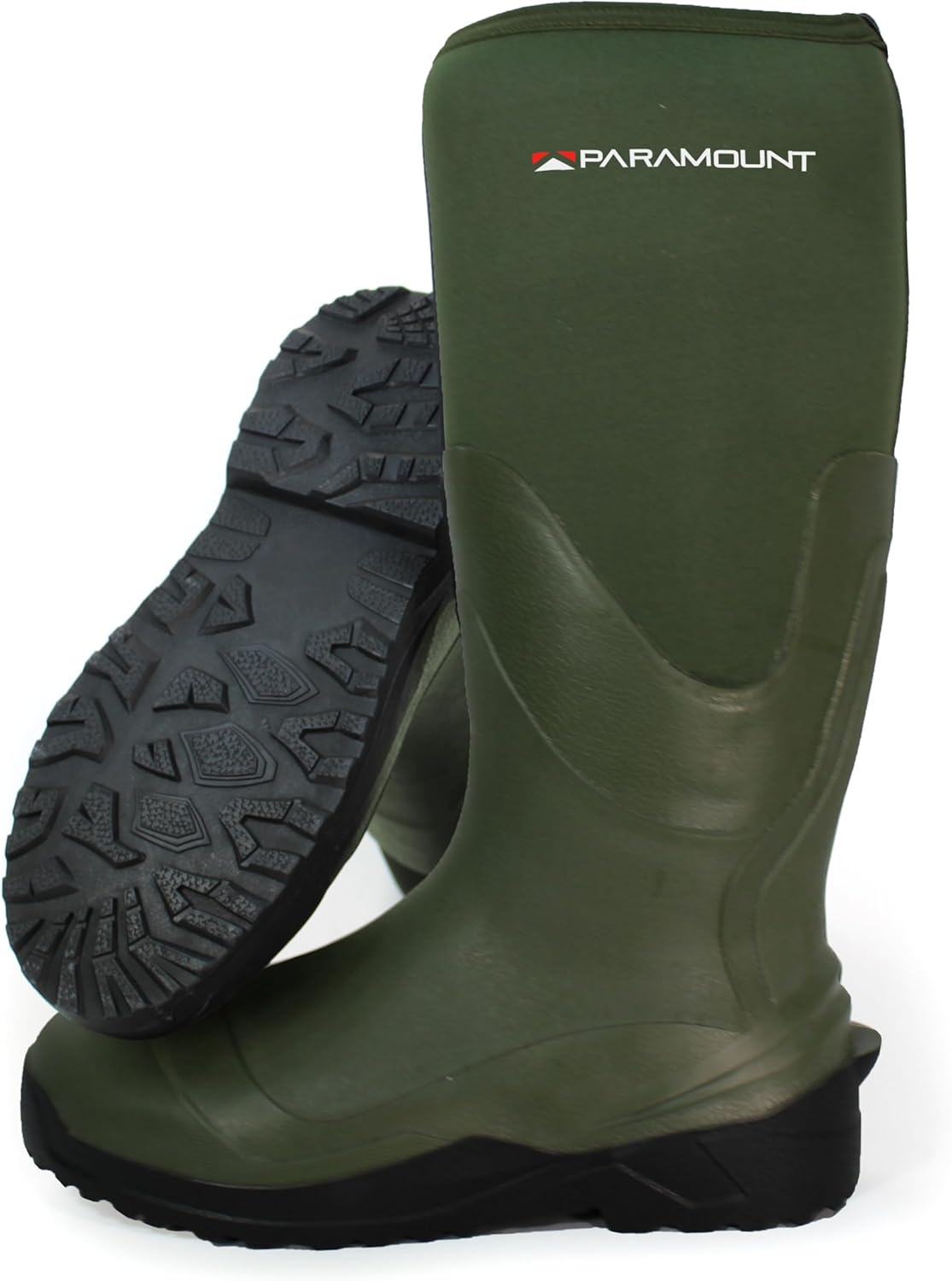 

Резиновые сапоги Paramount Outdoors Tread-Lite V1 с неопреновой утепленной вставкой для охоты, 8 Olive