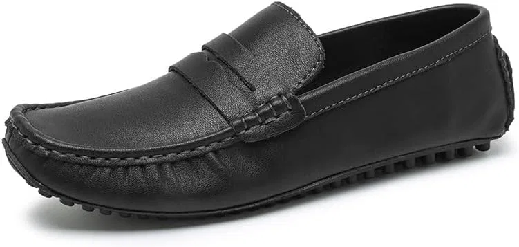 Лоферы кожаные Driving Loafers, черный PUGHGAETZF