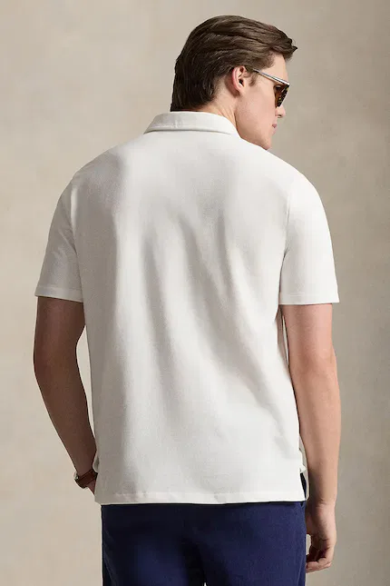 Поло из хлопка Polo Polo Ralph Lauren, белый — фото 2