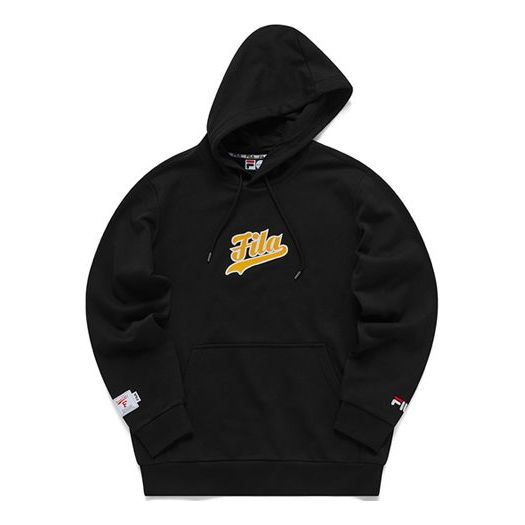 

Толстовка men's embroidered logo knit black Fila Fusion, черный