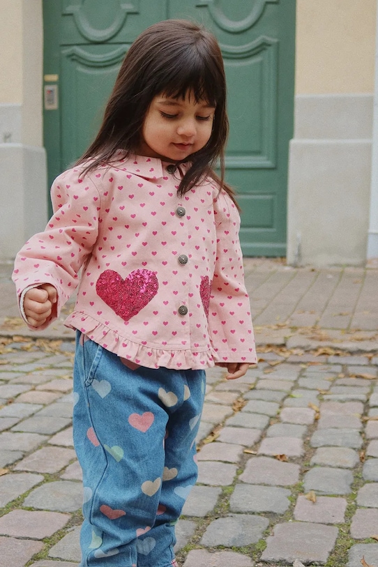 

Джинсы GOTS MAGOT FRILL PANTS Konges Sløjd, темно-синий