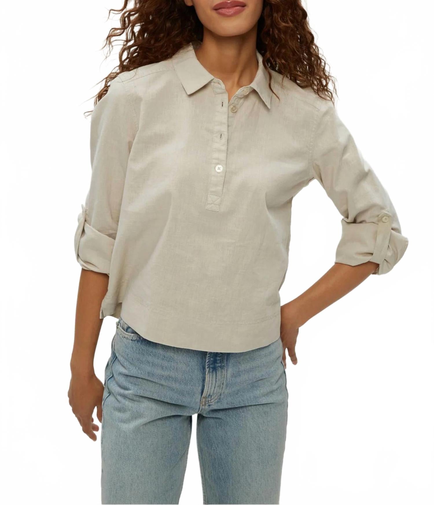 

Рубашка с воротником Nat в цвете Windchime Michael Stars, Windchime