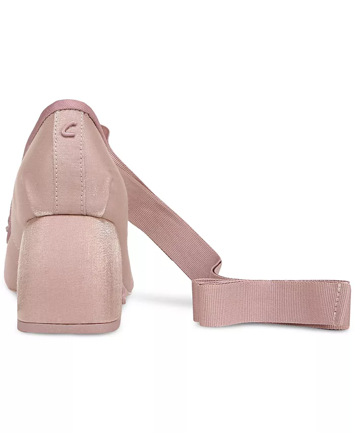 Декоративные балетки Della на шнуровке с квадратным каблуком Circus NY by Sam Edelman, коричневый/бежевый — фото 3